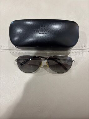 Coach Juliana Silver Aviator Sunglasses
